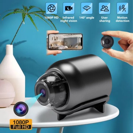 Mini WIFI Camera Full HD 1080p Video(Rechargeable )