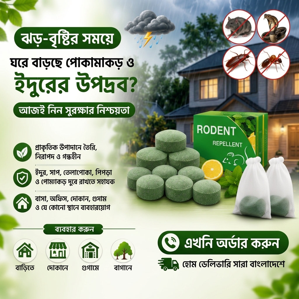 Rodent Repellent Tablets (10 Pcs )
